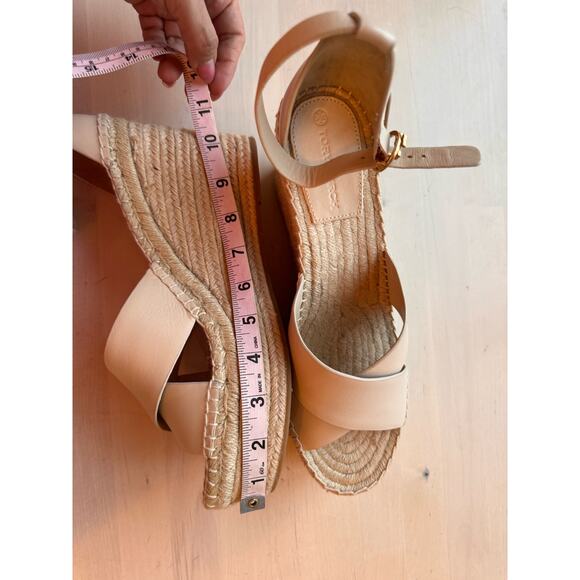 Tory Burch Tan Selby Espadrille Wedge Sandal size 11 - Picture 6 of 13